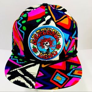 Vtg 90s Grateful Dead Retro San Sun SnapBack Hat